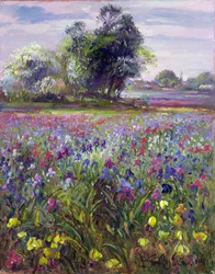 Irissen en verre meiboom, 1993